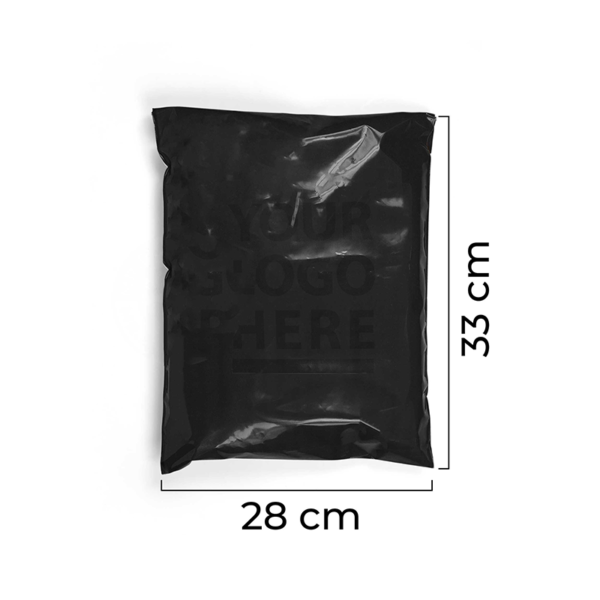 Sachets 28*33 noir simple