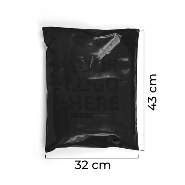 Sachets 32*43 noir simple